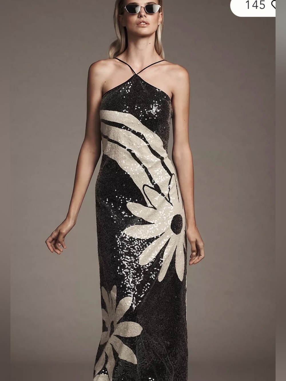 FARM Rio x Anthropologie Sequin Halter Midi Dress ✨